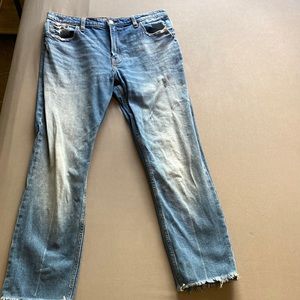 Abercrombie and ditch - Simone high rise slim - denim - size 14